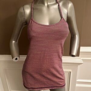 Lululemon Purple/Grey Racerback Tank Top Sz 8